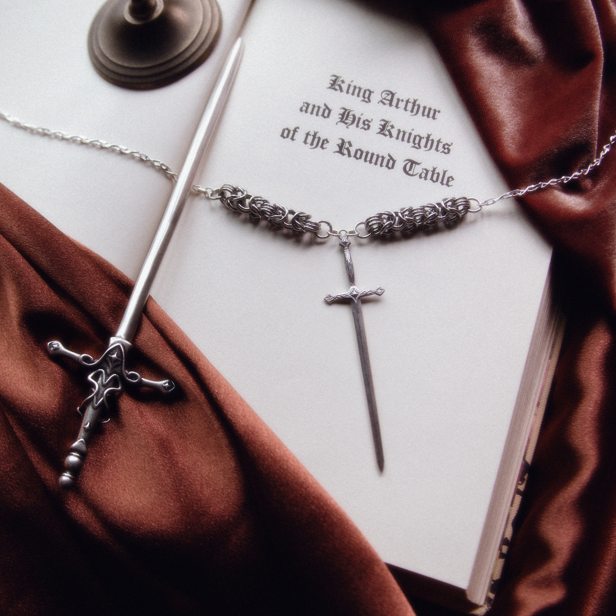 The Chevalier's Blade Necklace