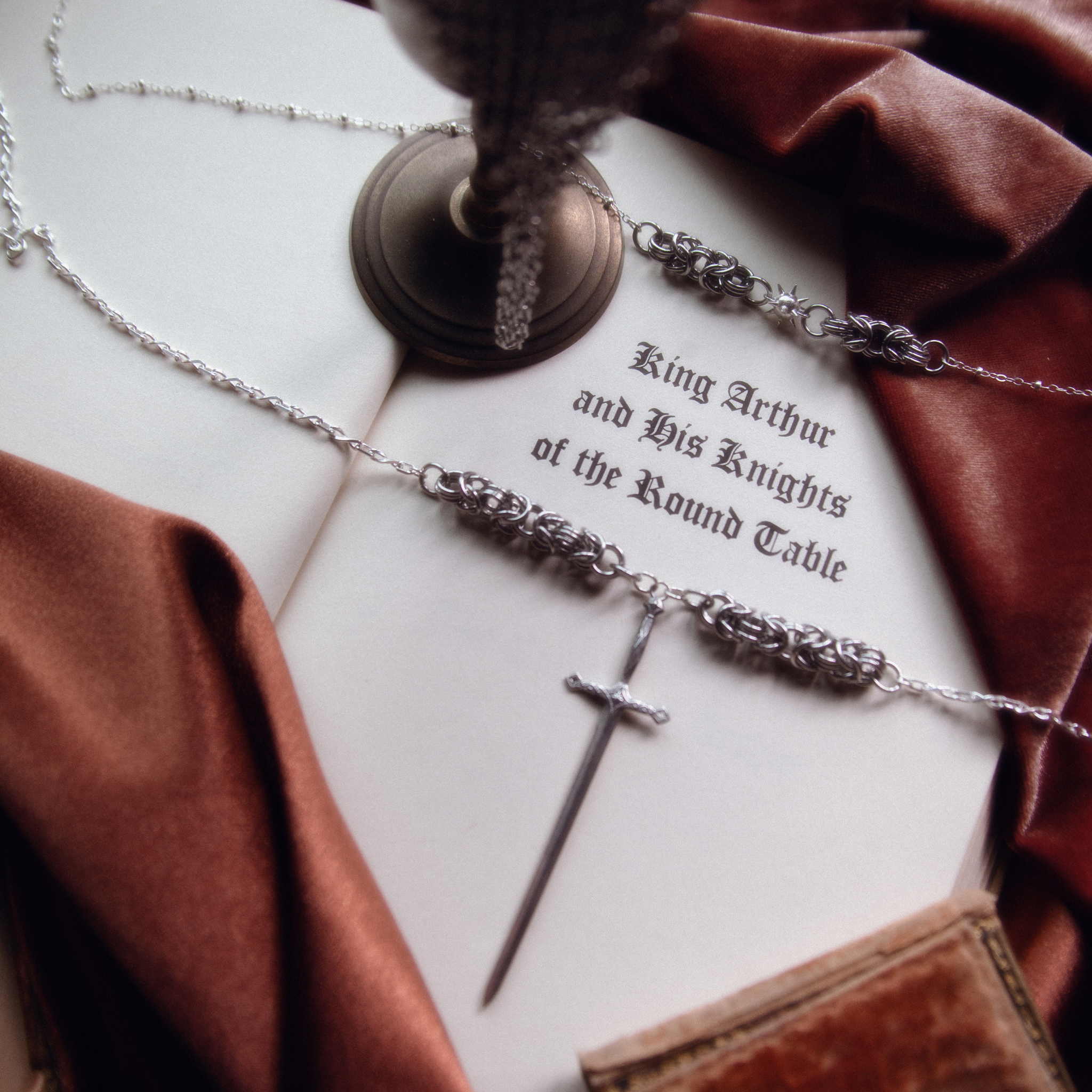 The Chevalier's Blade Necklace